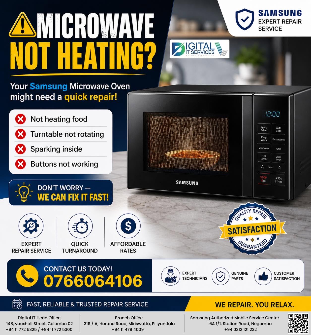 Microwave not heating