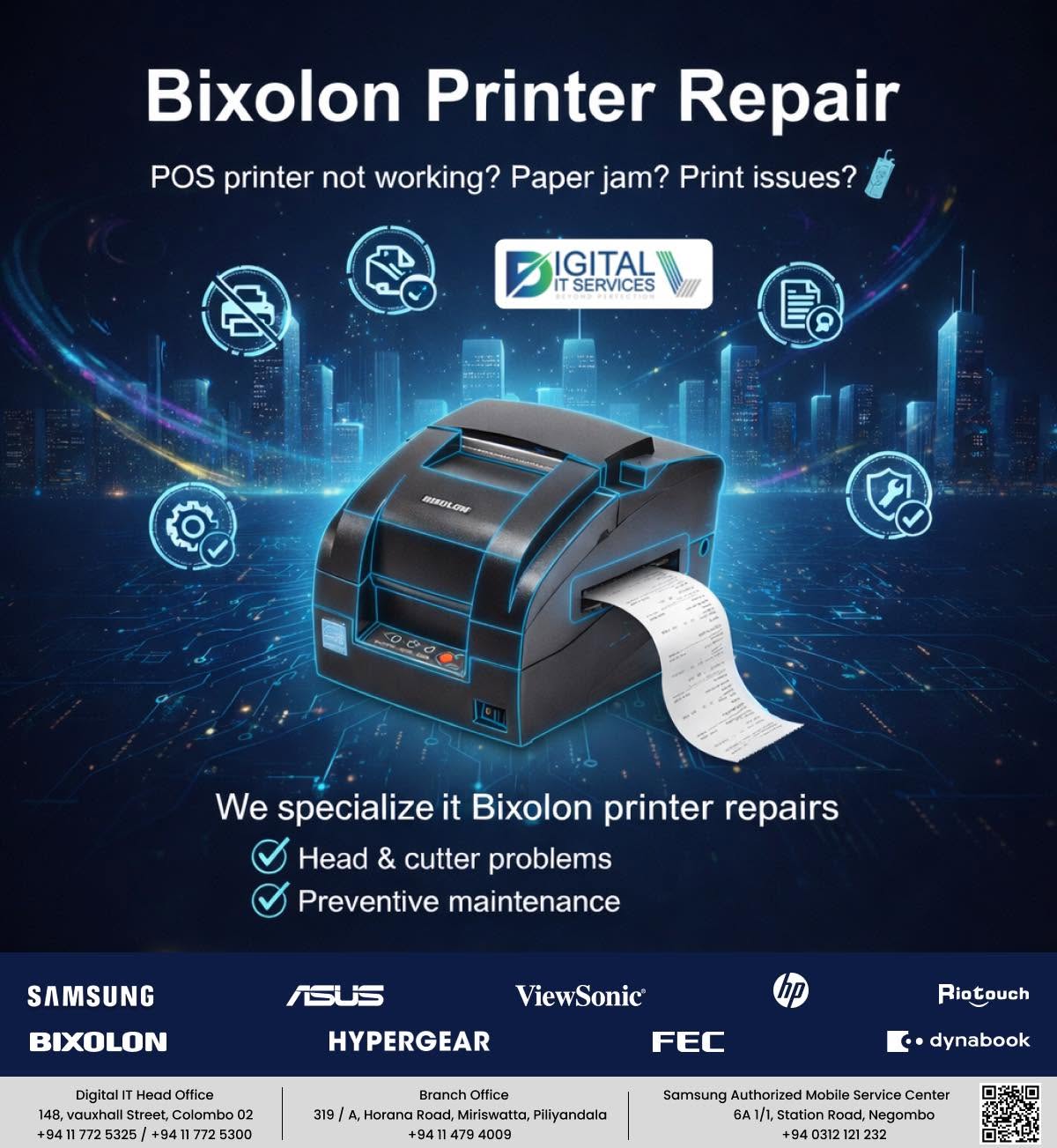 POS printer issues