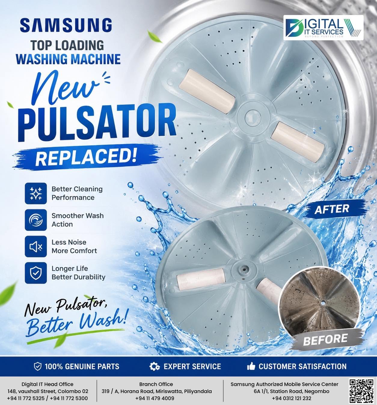 Samsung Top Loading Washing Machine Pulsator Replacement